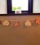 Crochet Seashell Garland Bunting