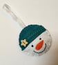 Felt Snowman Hanging Christmas Decoration - Image 6