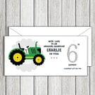 Tractor Birthday Money, Gift Voucher Wallet