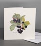 Brambles (Blackberries) greetings card.