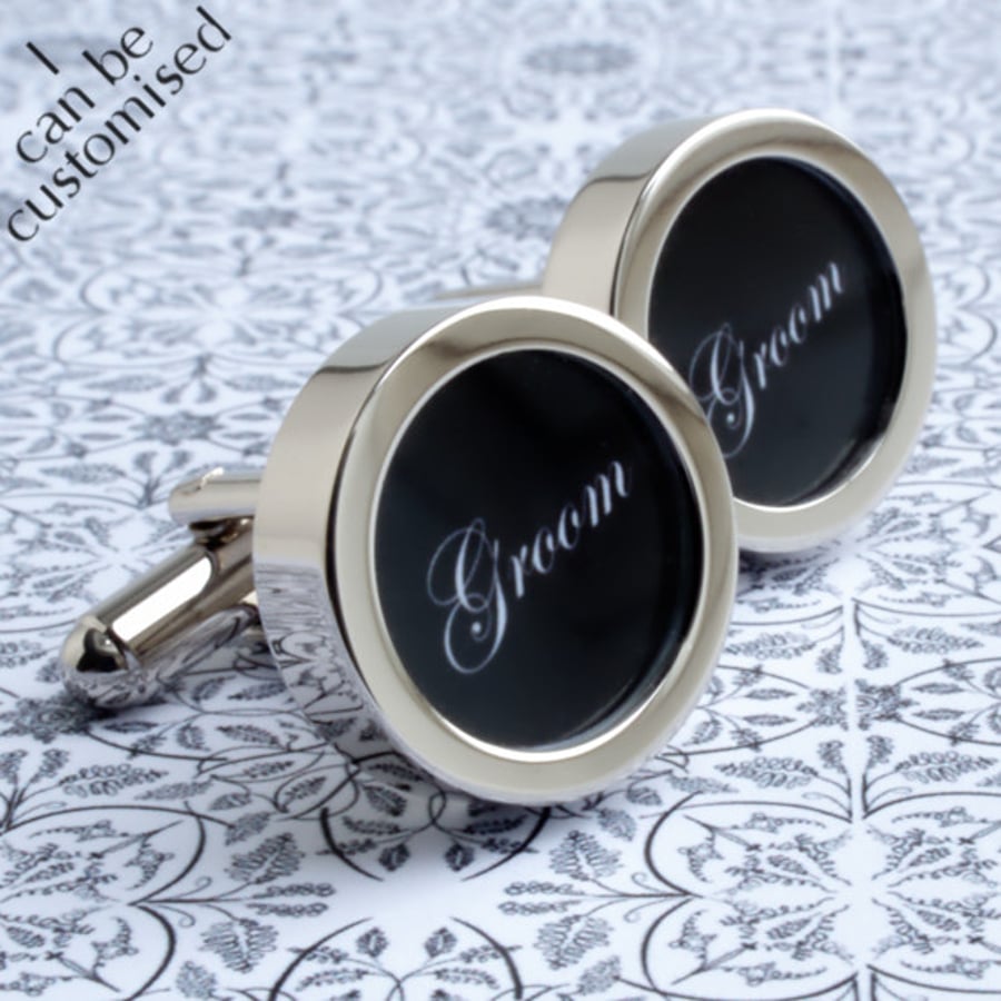 Groom Cufflinks for his Big Day Wedding Cufflinks