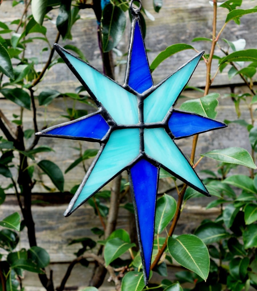 Stained Glass Star Suncatcher