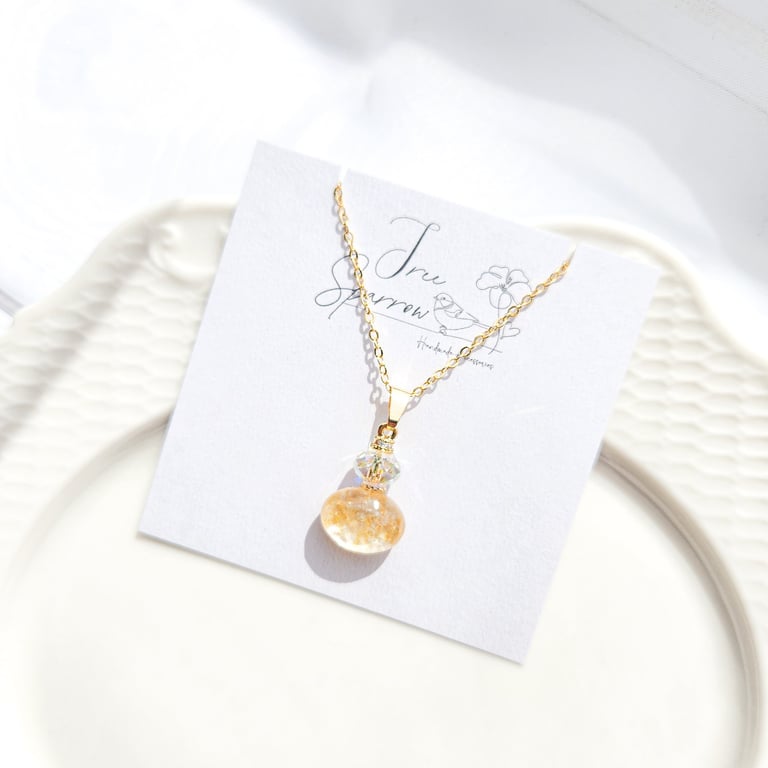 Perfume Bottle Necklace