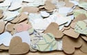 Map and Kraft Confetti