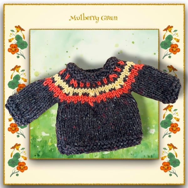 Patterned Yoke Autumn Jumper