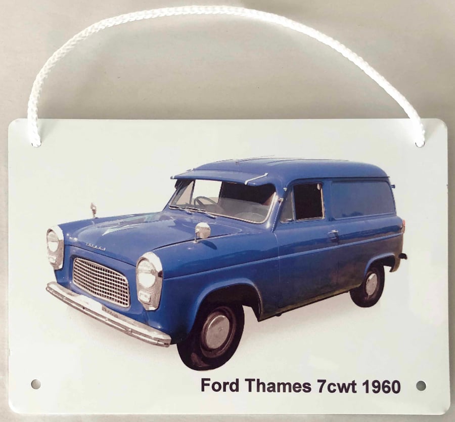 Ford Thames 7cwt 1960- Aluminium Plaque - A5 or 203x304mm