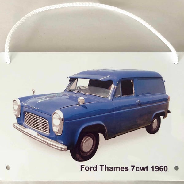Ford Thames 7cwt 1960- Aluminium Plaque - A5 or 203x304mm