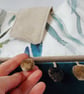 Recycled furnishing fabric bag with pompom trim - Image 4
