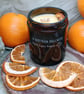 Spiced Orange Scented Soy Candle Vegan Friendly Handcrafted Free Delivery