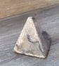 Ancient Pyramid Replica Aged Patina Cement Sculpture