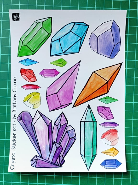 Crystal Sticker Sheet