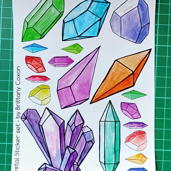 Crystal Sticker Sheet