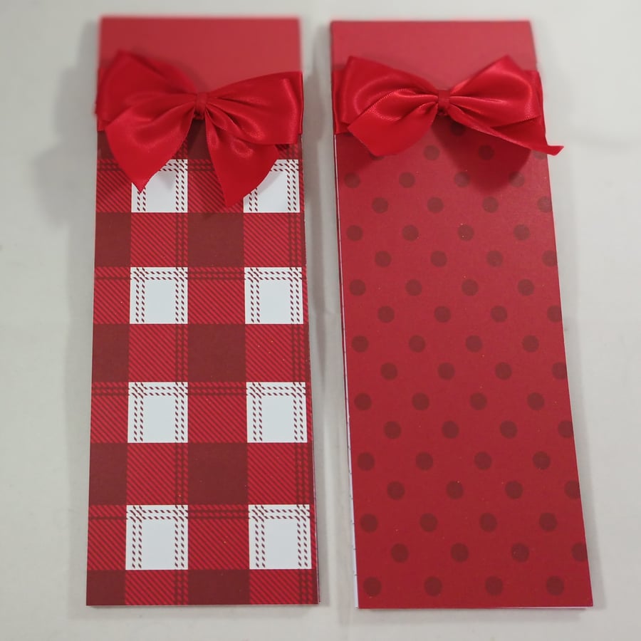 Pack of two lined notepads 