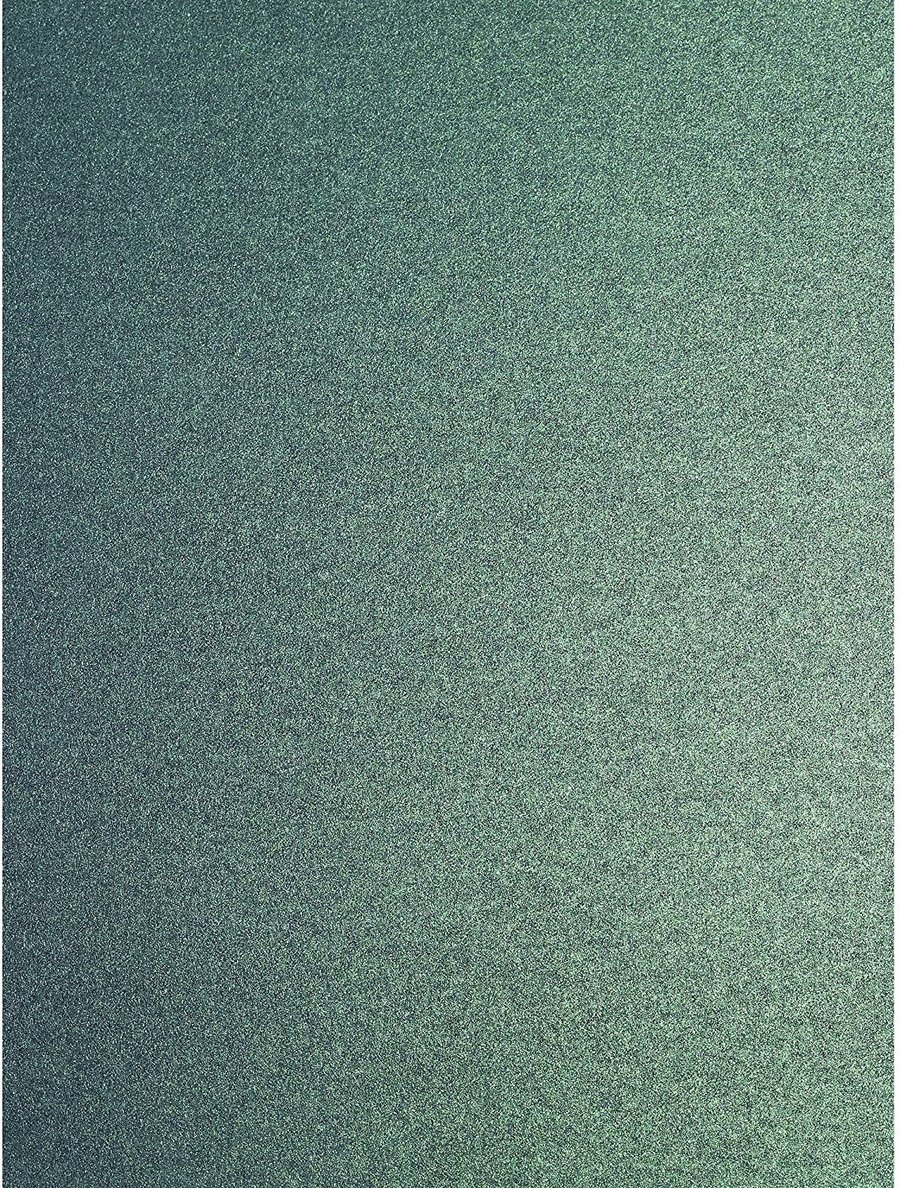 10 Sheets 12" x 12" Christmas Green Pearlescent Scrapbook Paper Decorative 120gs
