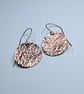 Hammered Copper Disc Earrings (ERCUDGDC1) - UK Free Post - Image 7