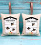  Beehive Bee Skep Linen Lavender Bag Personalised Gift Bee Happy