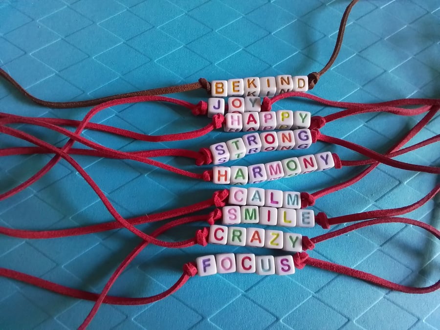 Bracelet. Friendship bracelet. Stocking filler. Fun.