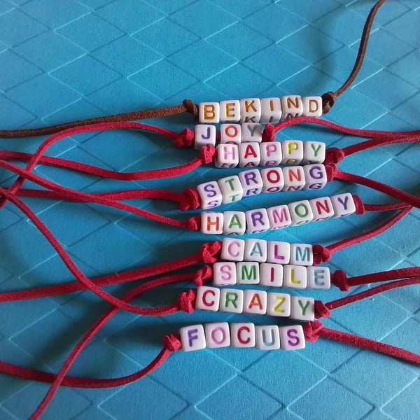 Bracelet. Friendship bracelet. Stocking filler. Fun.