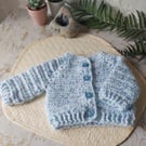 Perfectly Imperfect Crochet Cardigan Size Newborn