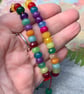 Rainbow Gemstone Slider Bracelet - Image 2