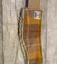 Harris Tweed Headband Yellow Brown Checked Tweed - Image 5