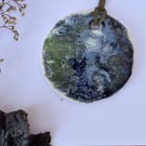 Portal Glazed Porcelain Christmas Tree Decoration Ornament Earth Globe Glaze