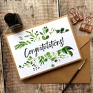 Congratulations Card, Well Done Card, Greetings Card, Graduation Card, Exam Card