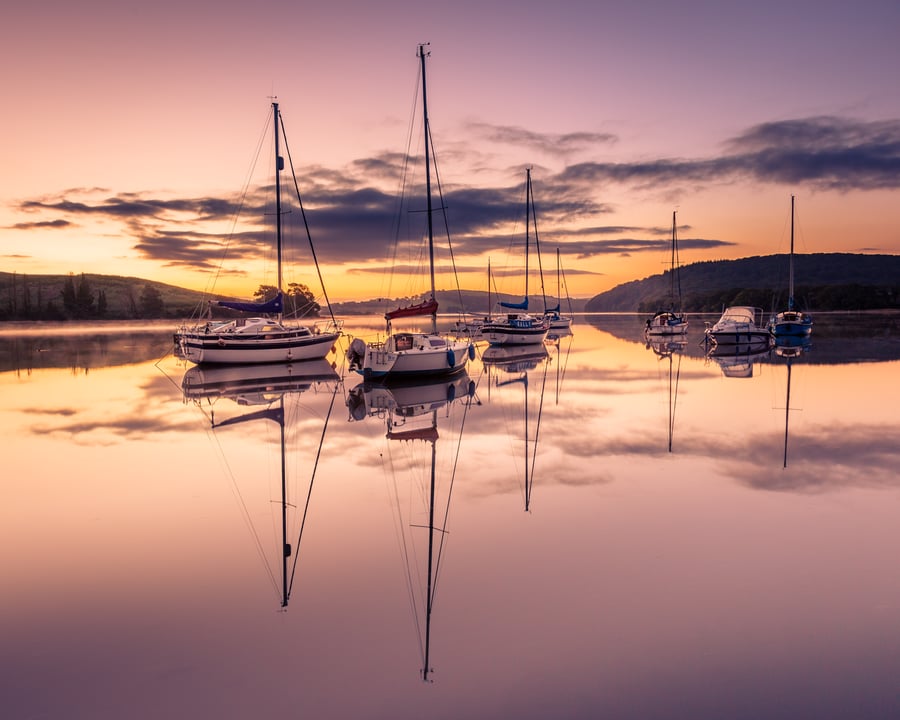  Sunrise at St German’s Quay - landscape photography print