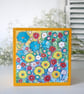 Yellow Floral Jewellery Box, Meadow Art Print, Gift Box