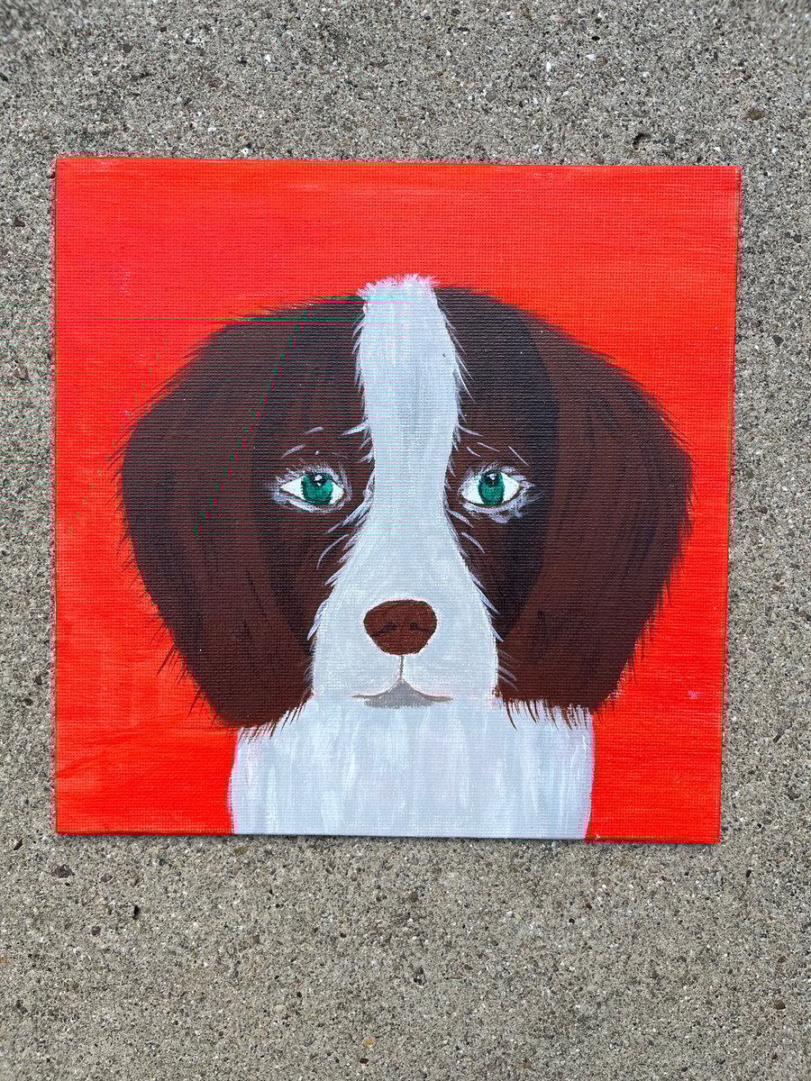  Canvas Dog Painting