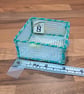 Small tray for small desk items - pale green and blue pattern with bobbles - Image 3