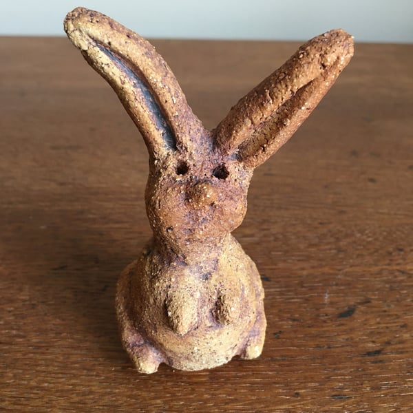 Miniature bunny sculpture