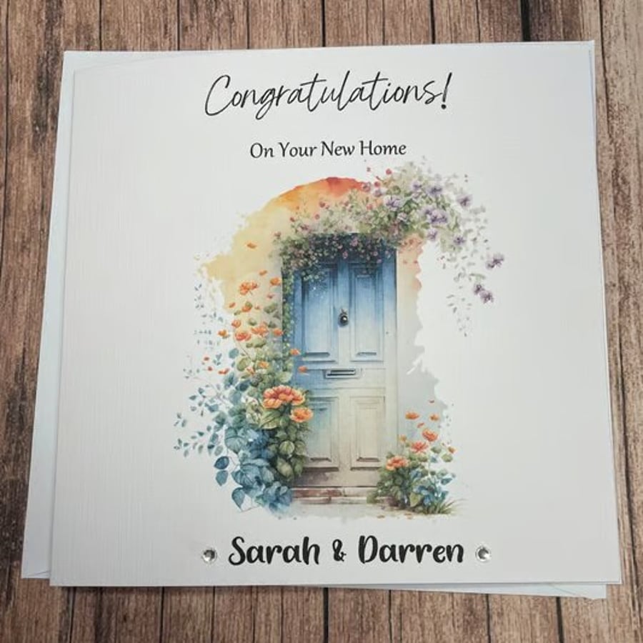 New Home Congratulations Card Handmade And Personalised For Son Daughter Friends