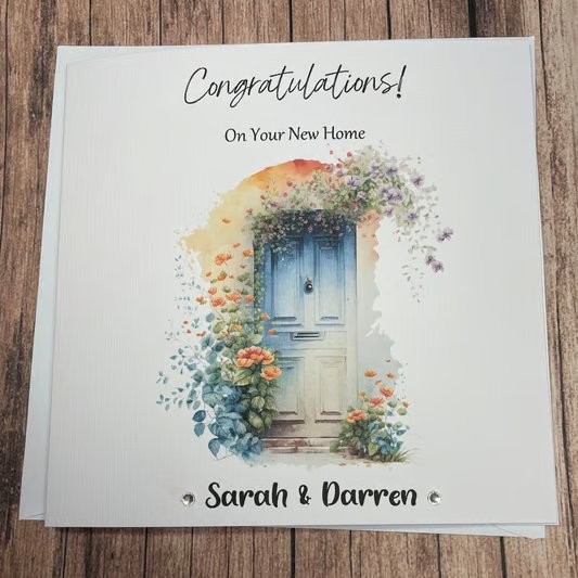 New Home Congratulations Card Handmade And Personalised For Son Daughter Friends