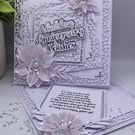 Personalised - Luxury Wedding anniversary card boxed