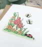Toadstool Garden Card - Blank Card - Birthday Card - Any Occasion - Image 2