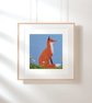 Meadow Fox Square Print
