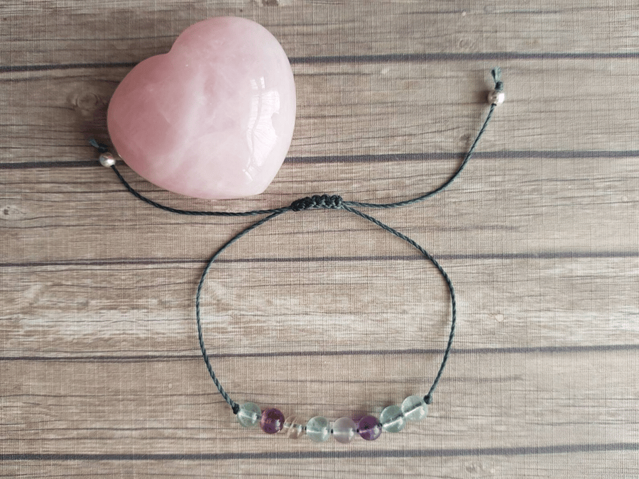 Fluorite bracelet - mental enhancement and clarity, improved decision making