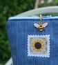 Sunflowers and bees make-up bag - Image 4