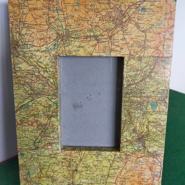 1946 Manchester map picture frame