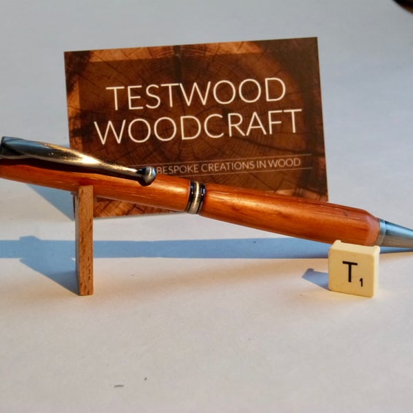 Handcrafted wooden pen