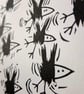 Fifteen Crows - Lino print - Image 3