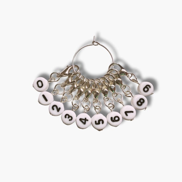 Number Stitch markers for Crochet