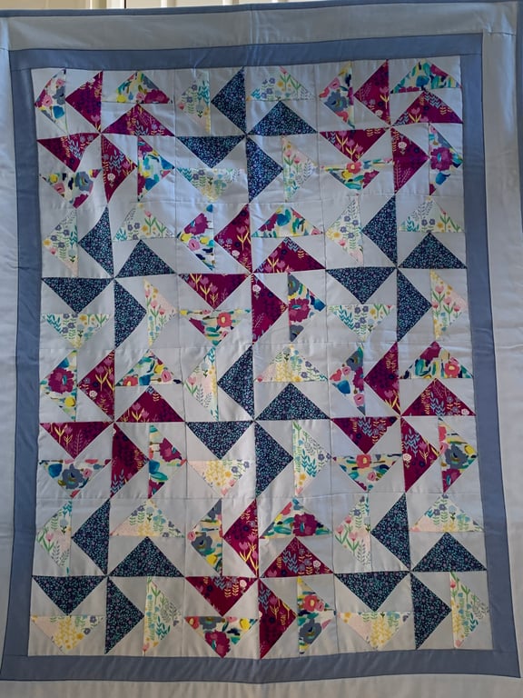 Patchwork Quilt and Cushion Set