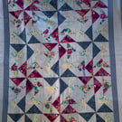 Patchwork Quilt and Cushion Set