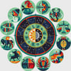 010O - Zodiac Series - Astrological Horoscope - Signature - Cross Stitch Pattern