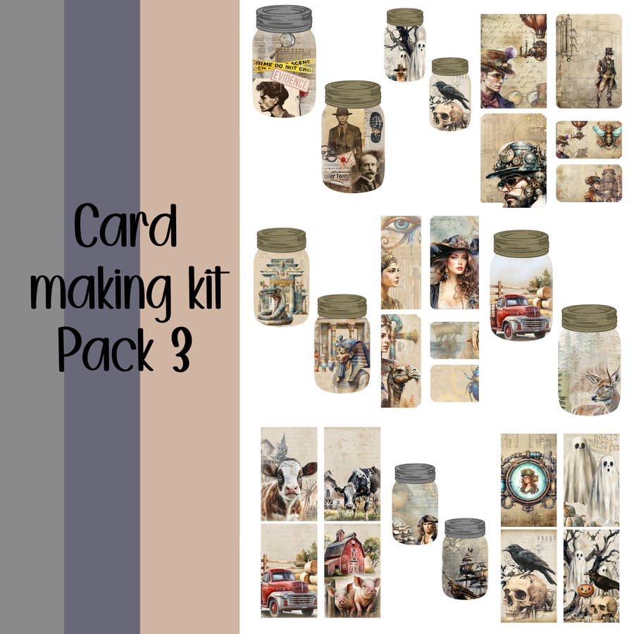 Card Making Kit Pack 3 Digital Download