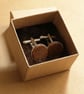 Handmade Wooden Cufflinks with Silver or Gold Fastenings - Image 9