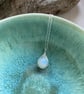 Moonstone Necklace. Sterling silver moonstone necklace. - Image 5