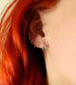 Silver Sleeper Hoops with Spiral Detail - Image 6